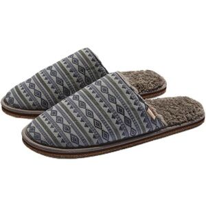 Feelgoodz Men’s Meridian Mule Faux Sherpa Indoor/Outdoor Slipper‎ NWT 8-9